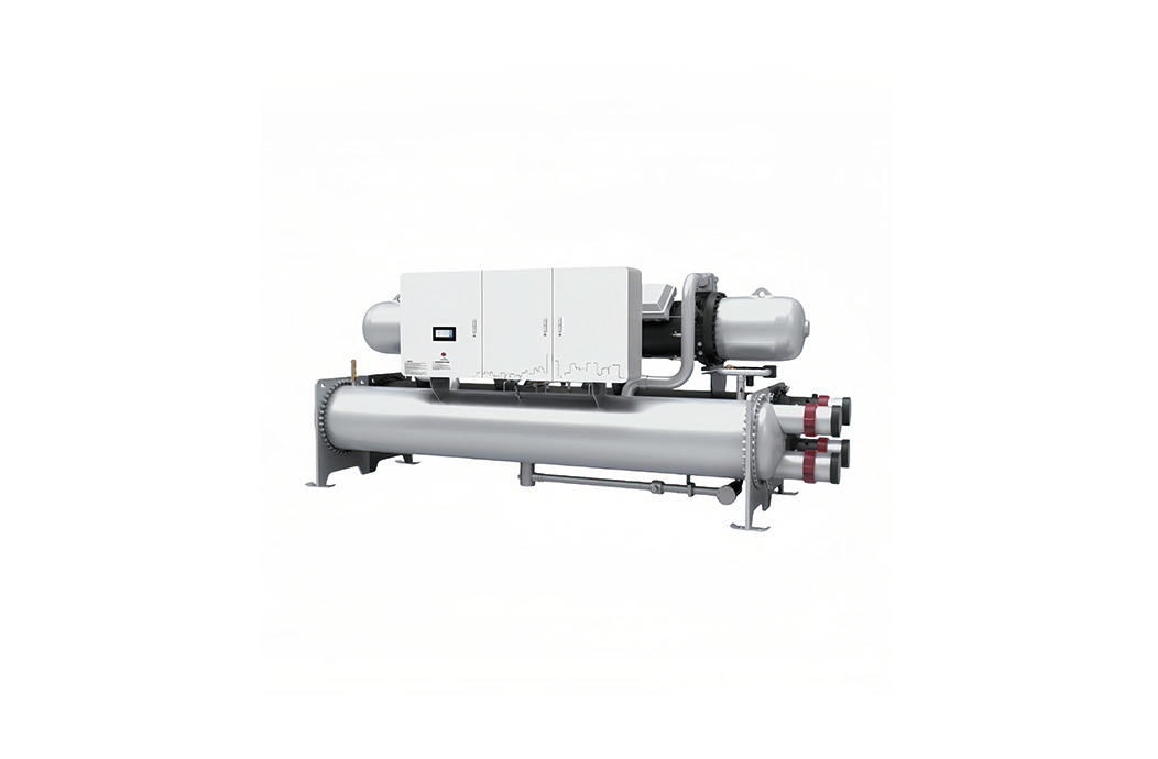 Screw type water-cooled unit